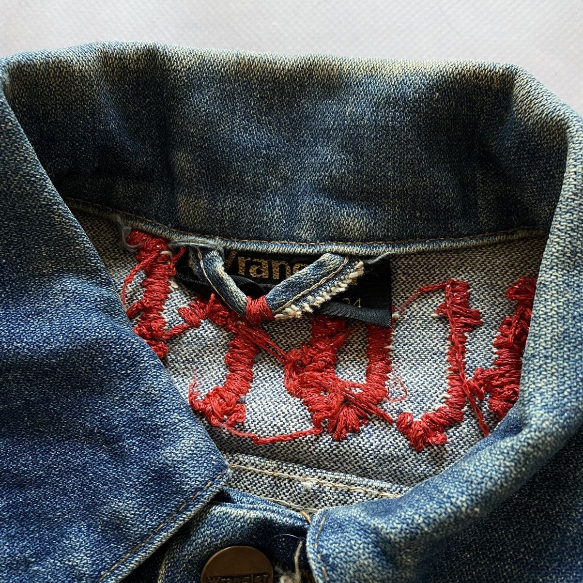 Band Tees × Vintage 80s Judas Priest Motörhead Wrangler Handmade Denim Jacket Size US S / EU 44-46 / 1 - 16 Thumbnail
