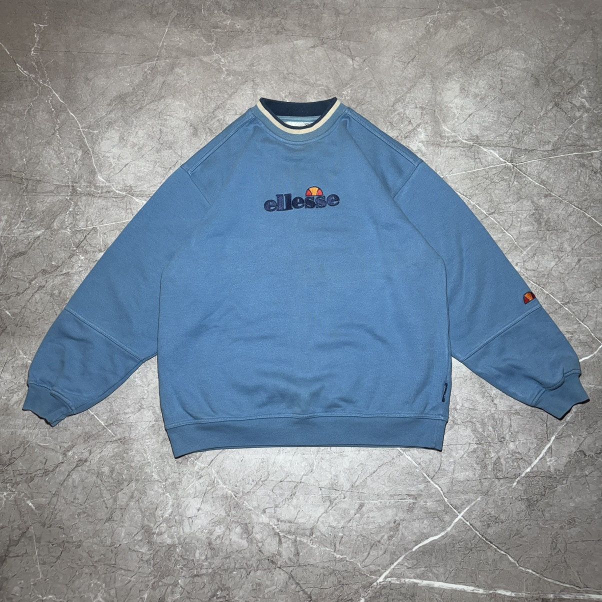 Ellesse Vintage Ellesse Baggy Fit Sweatrshit Size US L / EU 52-54 / 3 - 1 Thumbnail