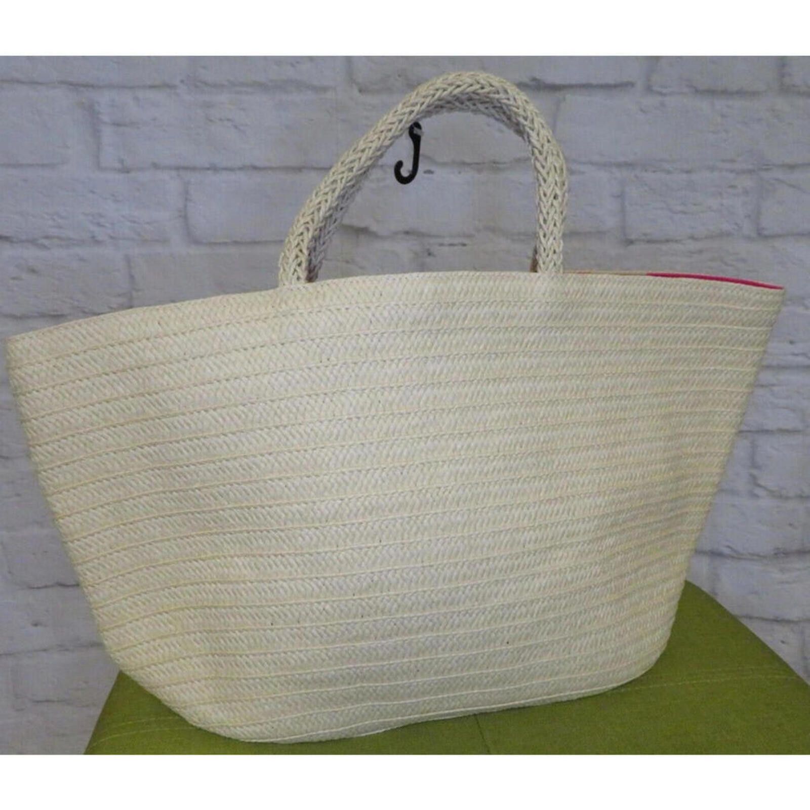 Other Marimekko Uniqlo Tote Bag Natural Pink Dots NWT Size ONE SIZE - 9 Thumbnail