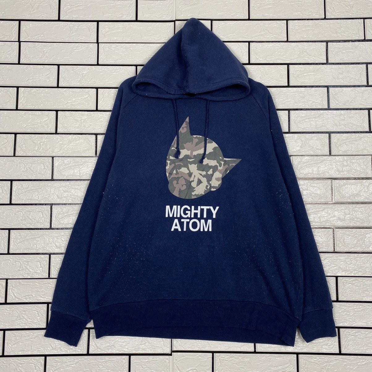 Japanese Brand Vintage Hoodie Pull Over Mighty Atom Cartoon Japan Big Logo Size US L / EU 52-54 / 3 - 2 Thumbnail