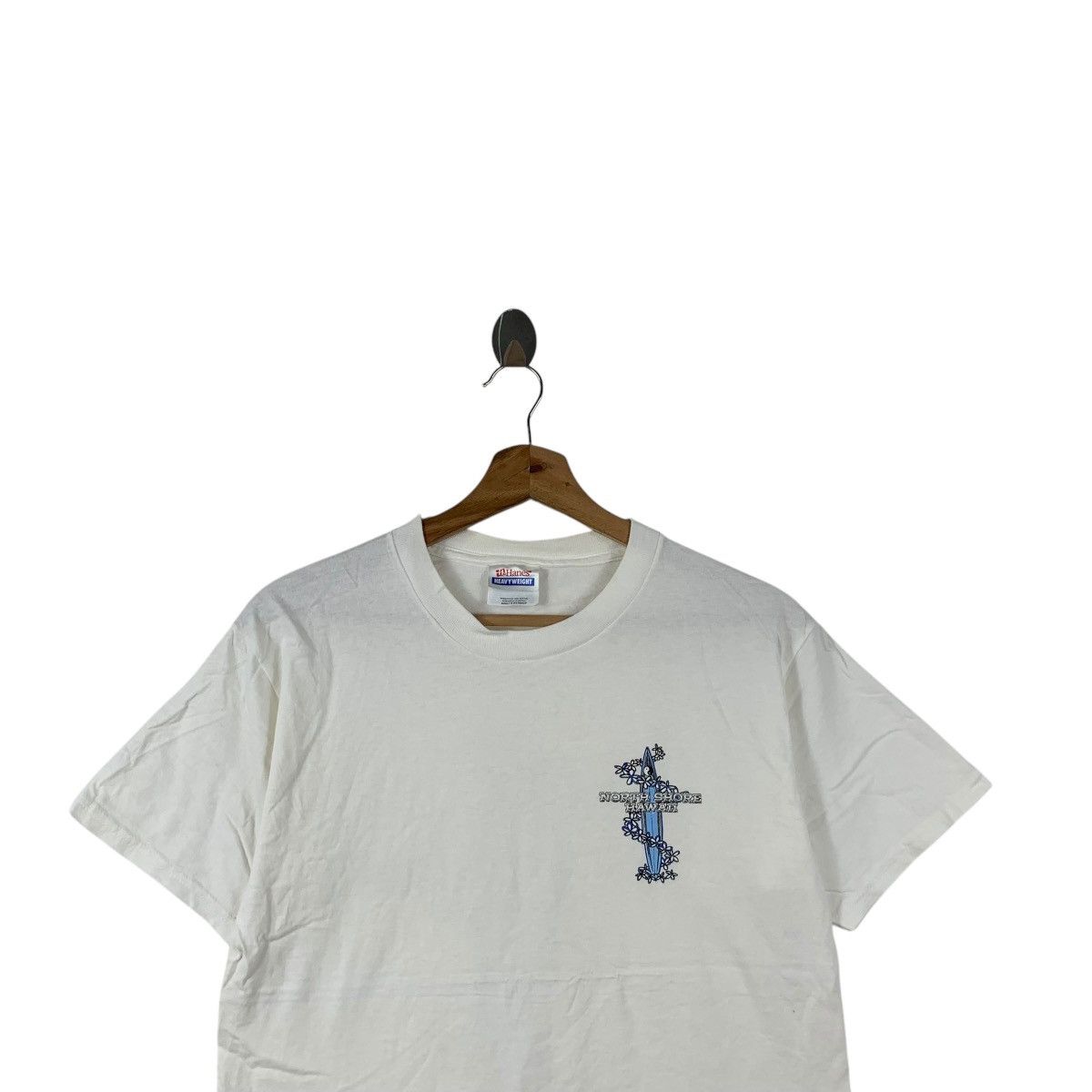 Vintage Vintage NORTH SHORE HAWAII Ying Yang Surf Longboard Tee Size US S / EU 44-46 / 1 - 2 Thumbnail