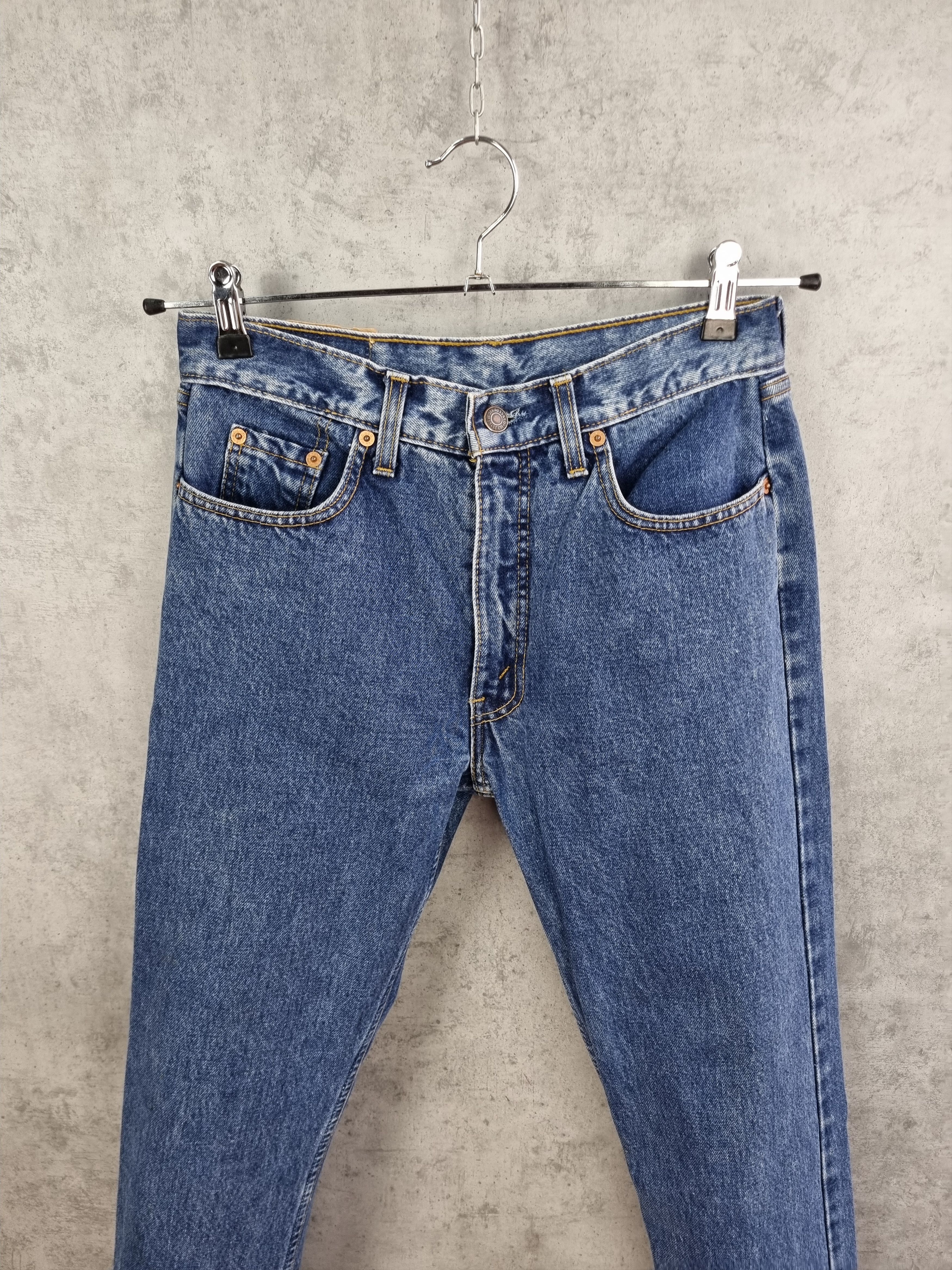 Levi's × Levi's Vintage Clothing × Vintage 95s Levi's Raw Denim Gorgeous Denim Jeans made in UK Size US 30 / EU 46 - 4 Thumbnail