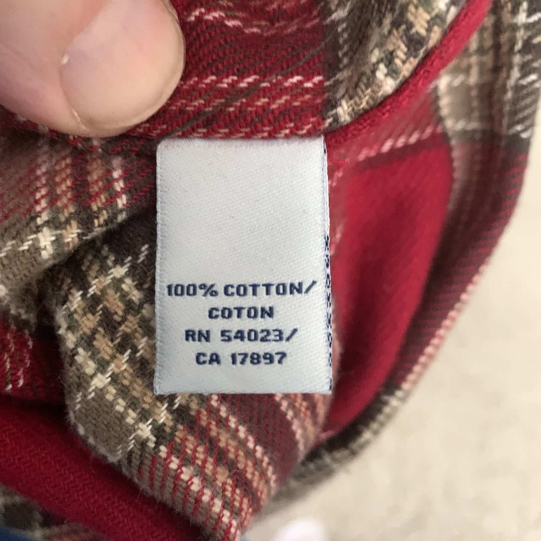 Old Navy Old Navy Shirt Mens XXL Button Down Red Plaid Flannel Brushed Heavier Weight NEW Size US XXL / EU 58 / 5 - 4 Thumbnail