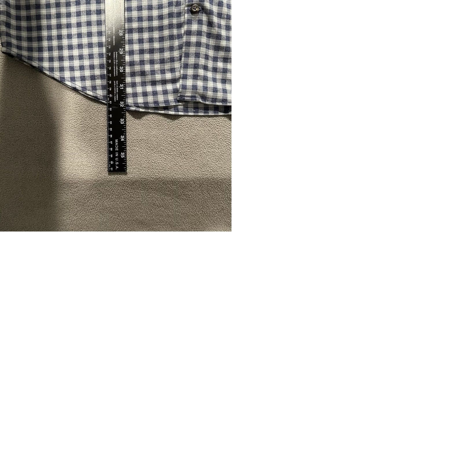 Peter Millar Peter Millar Shirt Men Large Blue Gray Betts Performance Check Plaid Button Down Size US L / EU 52-54 / 3 - 9 Thumbnail