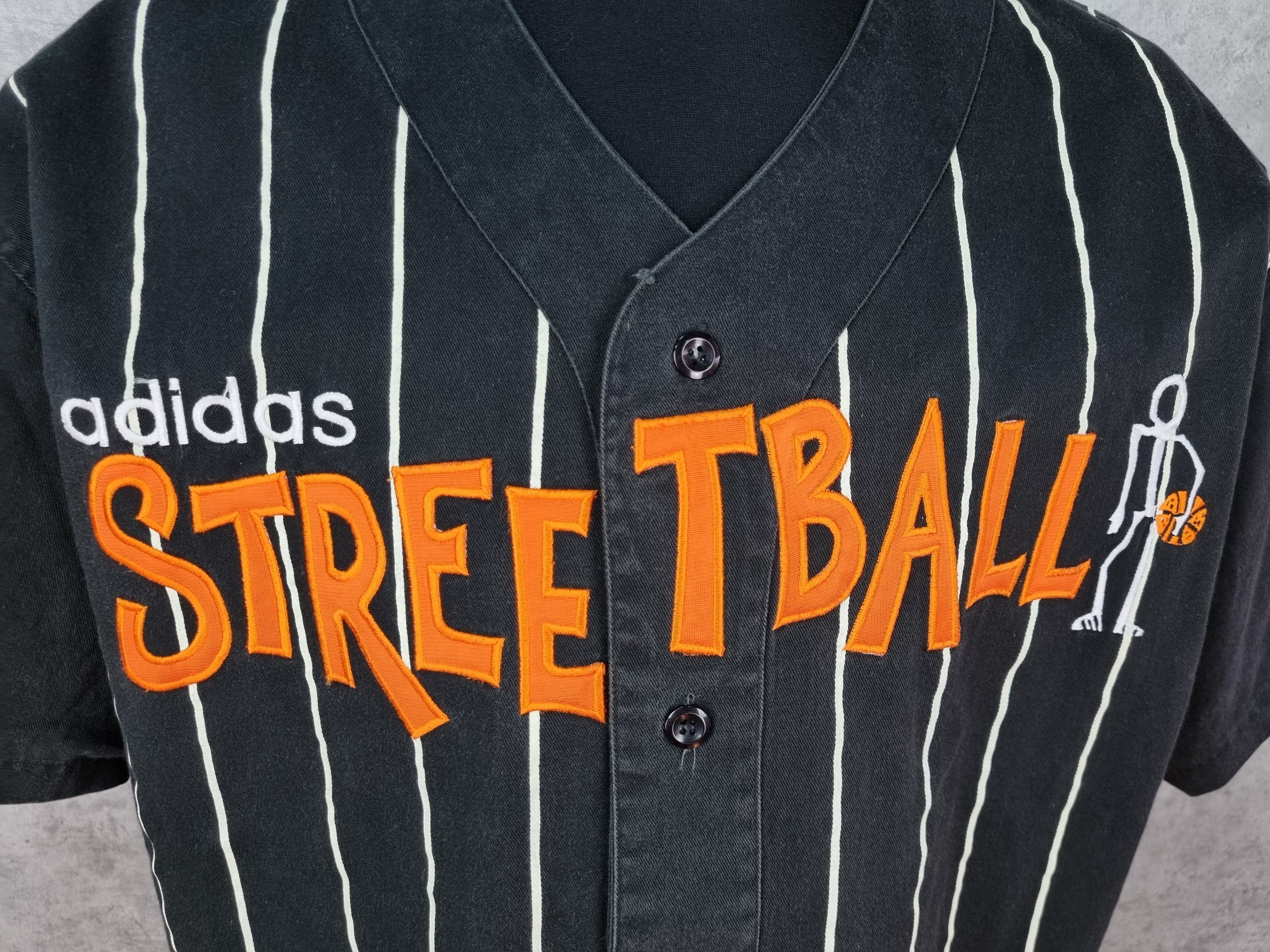 Adidas × Vintage Adidas Streetball Spellout Big Logo Basketball Jersey Size US L / EU 52-54 / 3 - 9 Thumbnail