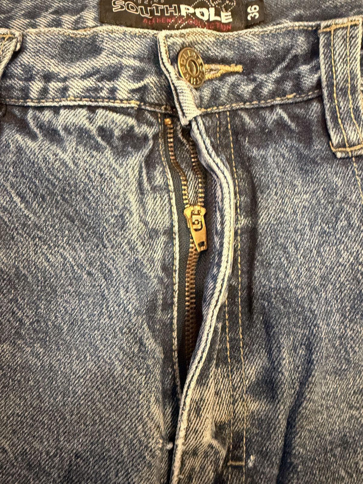 Southpole Vintage Southpole Spelledout Jeans Size US 36 / EU 52 - 7 Thumbnail