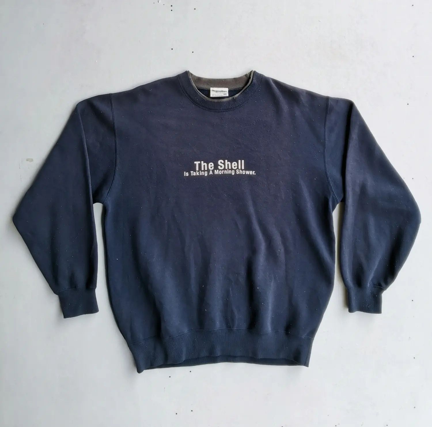 Japanese Brand Rare!!! The Shell is Taking a Morning Shower Sweatshirts Size US M / EU 48-50 / 2 - 1 Thumbnail