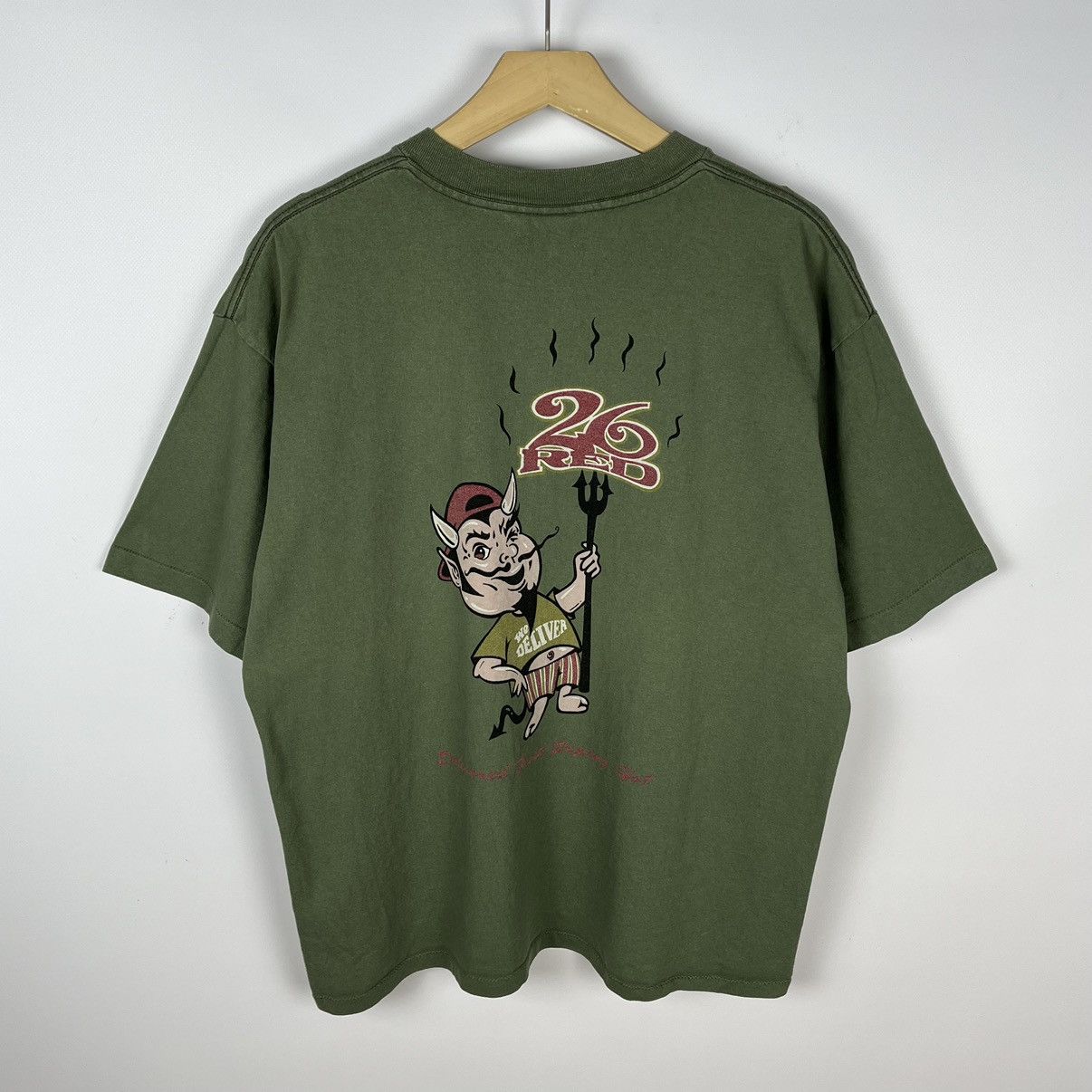 Hook-Ups Vintage 26 Red Hook Ups rare sk8 devil tee 90’s Size US M / EU 48-50 / 2 - 1 Thumbnail