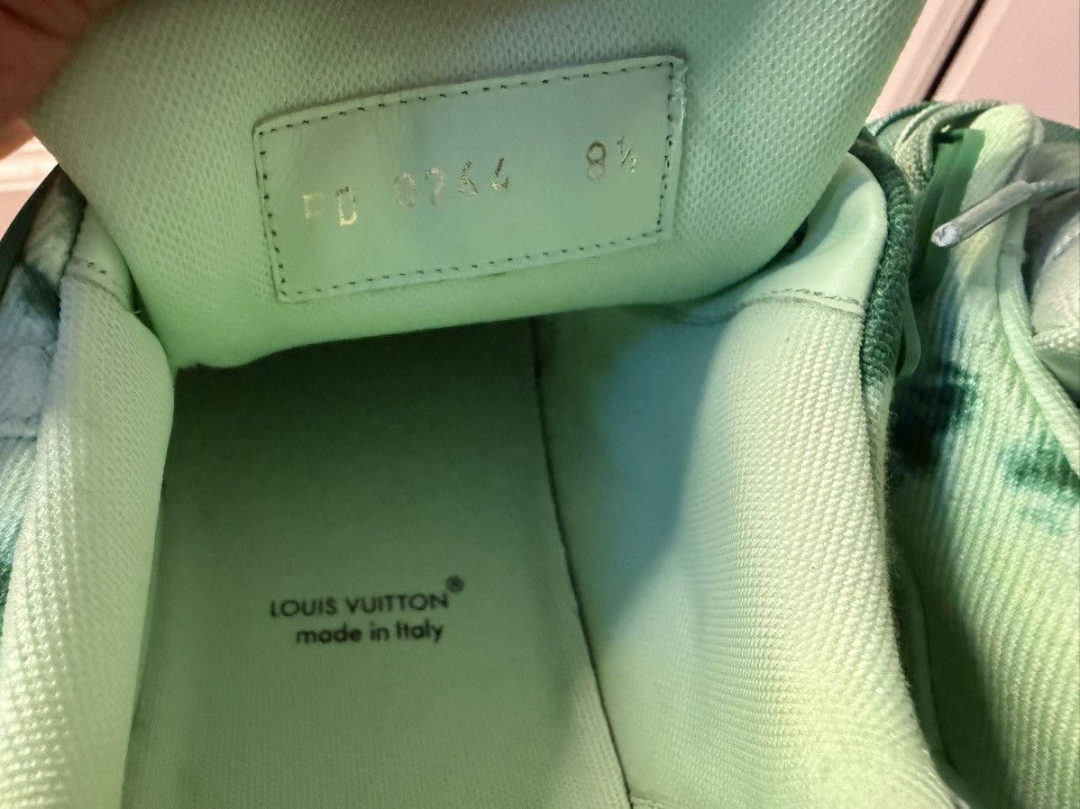 Louis Vuitton Green denim Louis Vuitton Trainers Size US 9.5 / EU 42-43 - 6 Thumbnail