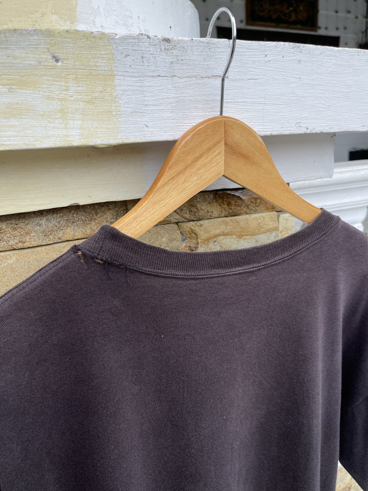 Vintage Last Drop🔥Rare🔥Vtg 90s Faded NIKE AIR Big Logo Swoosh Tee Size US L / EU 52-54 / 3 - 5 Thumbnail
