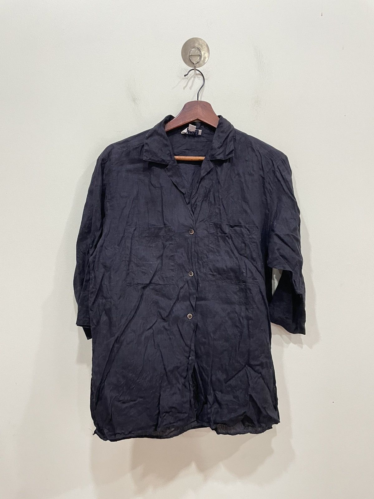 agnes b. Agnes B. Button Blouse Size XS / US 0-2 / IT 36-38 - 1 Thumbnail