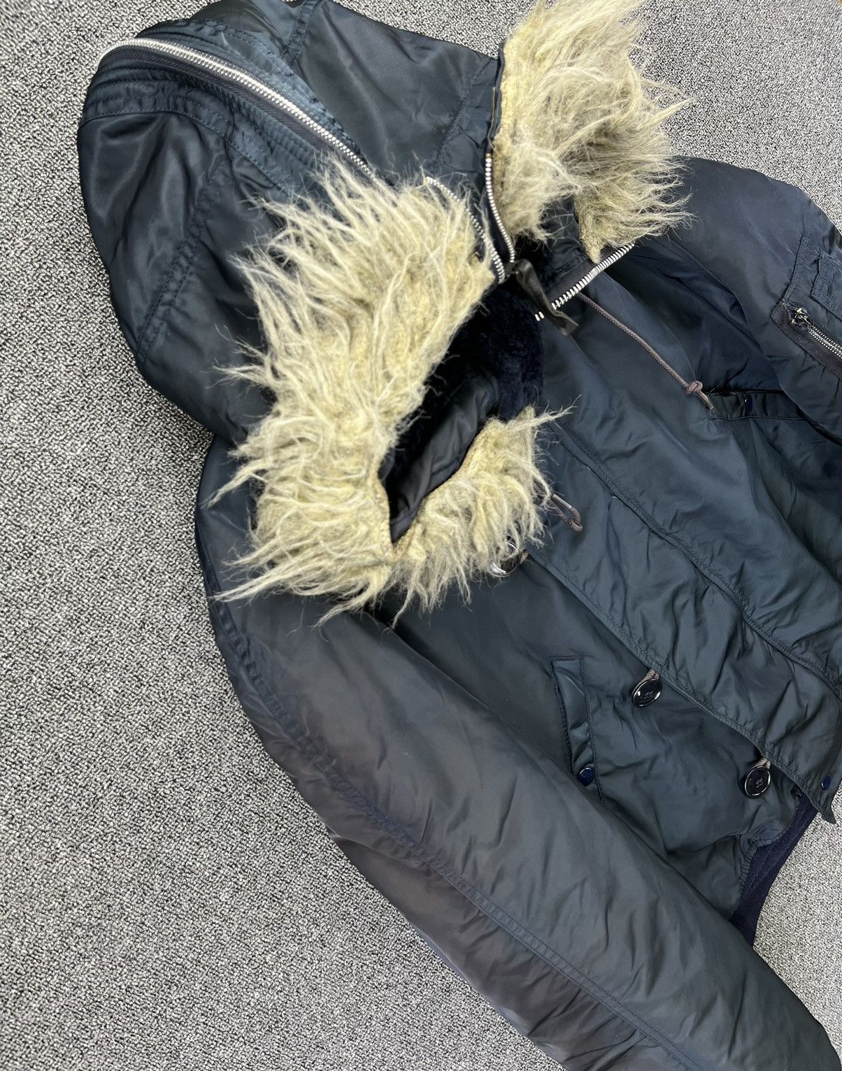 Alpha Industries Vintage Alpha Industries N-2B Attached Hood Flight Jacket Size US L / EU 52-54 / 3 - 6 Thumbnail