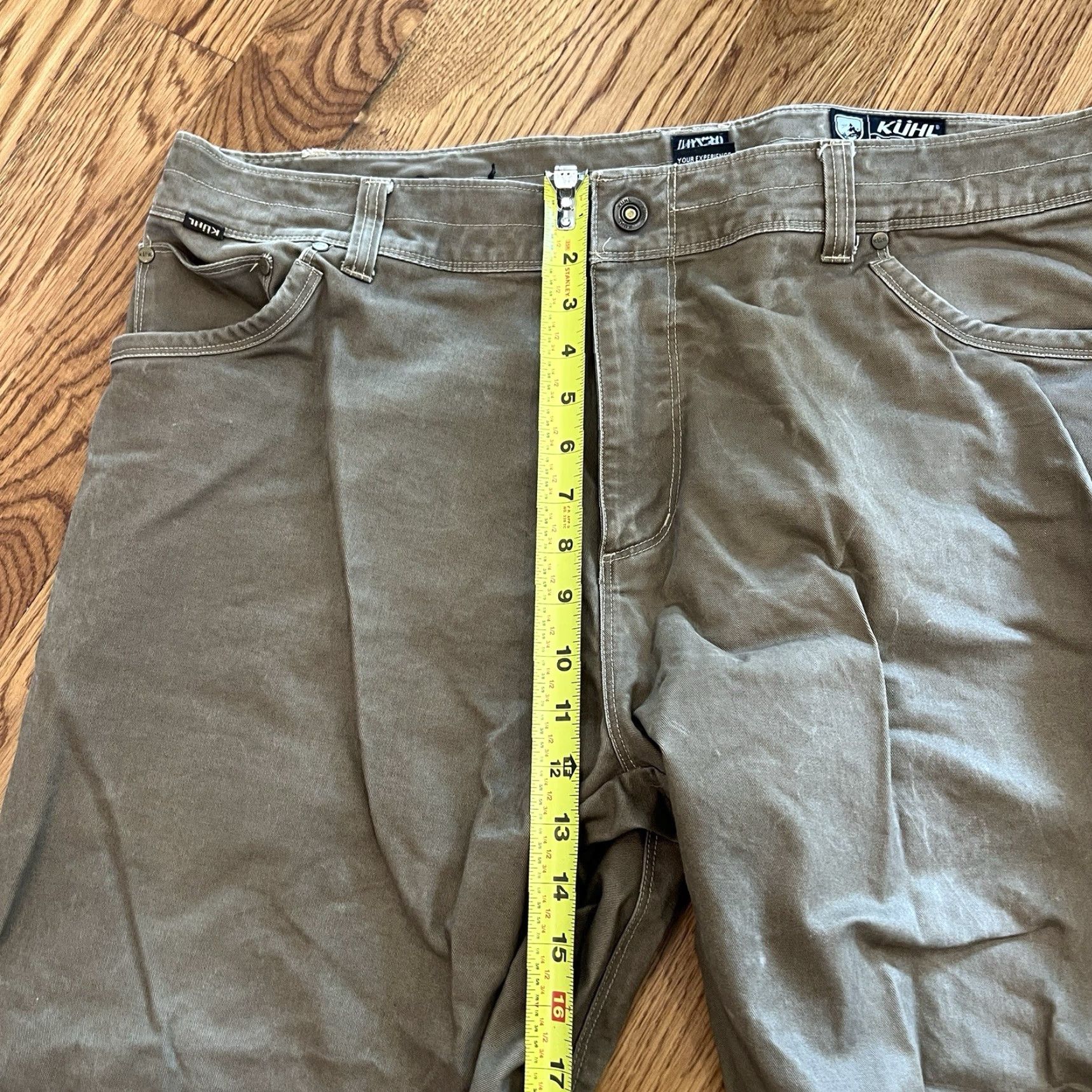 Vintage VINTAGE KUHL RYDR Hiking Pants 40 x 30 Zip Fly Olive Green Brown Mens Size US 40 / EU 56 - 7 Thumbnail