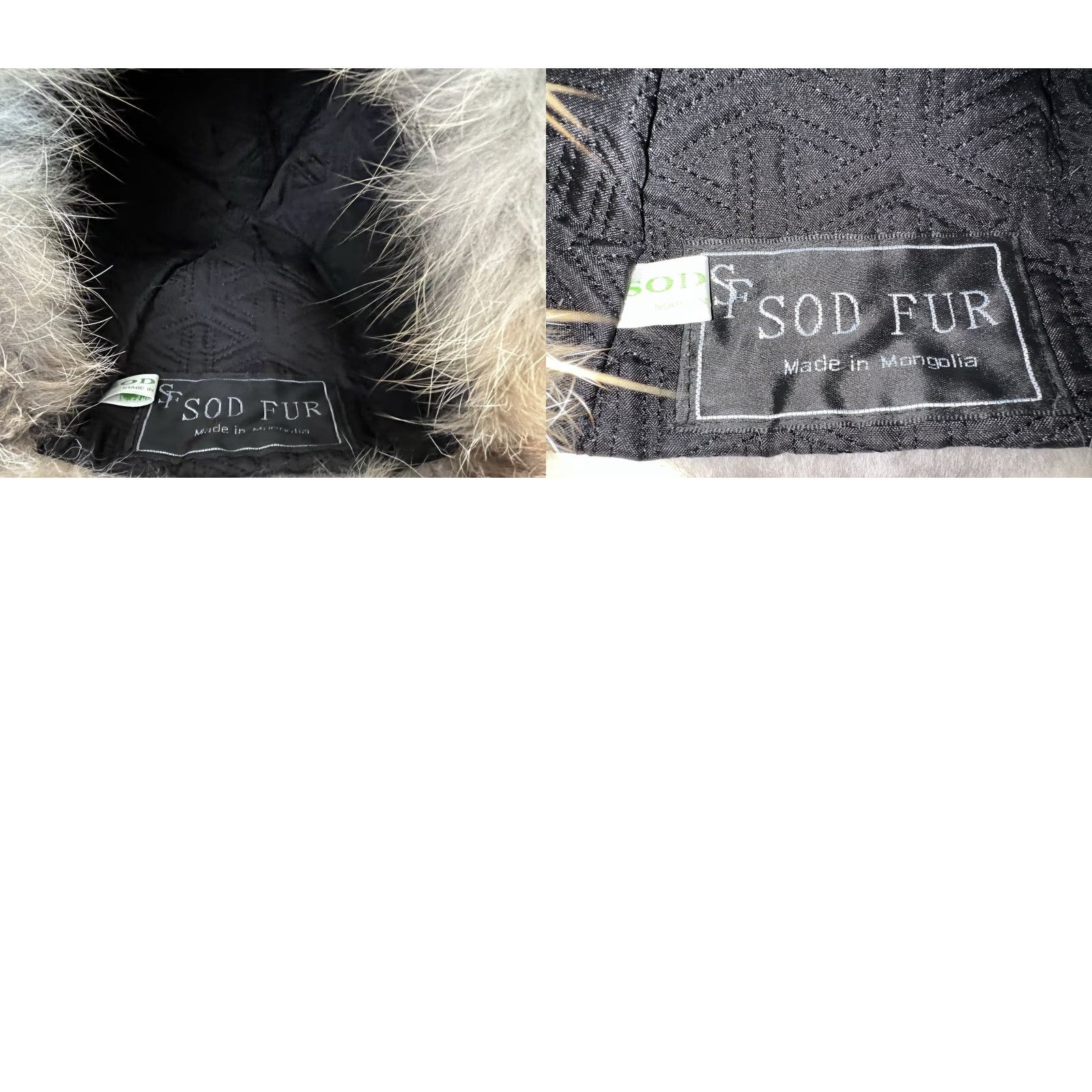 Vintage Sod Fur Trapper Hat Ushanka Style Double Tail Ears Red fox OS Unisex Adults Winter Fur Ear Flap Vintage Retro Mongolian Holiday Casual Travel Size ONE SIZE - 8 Thumbnail