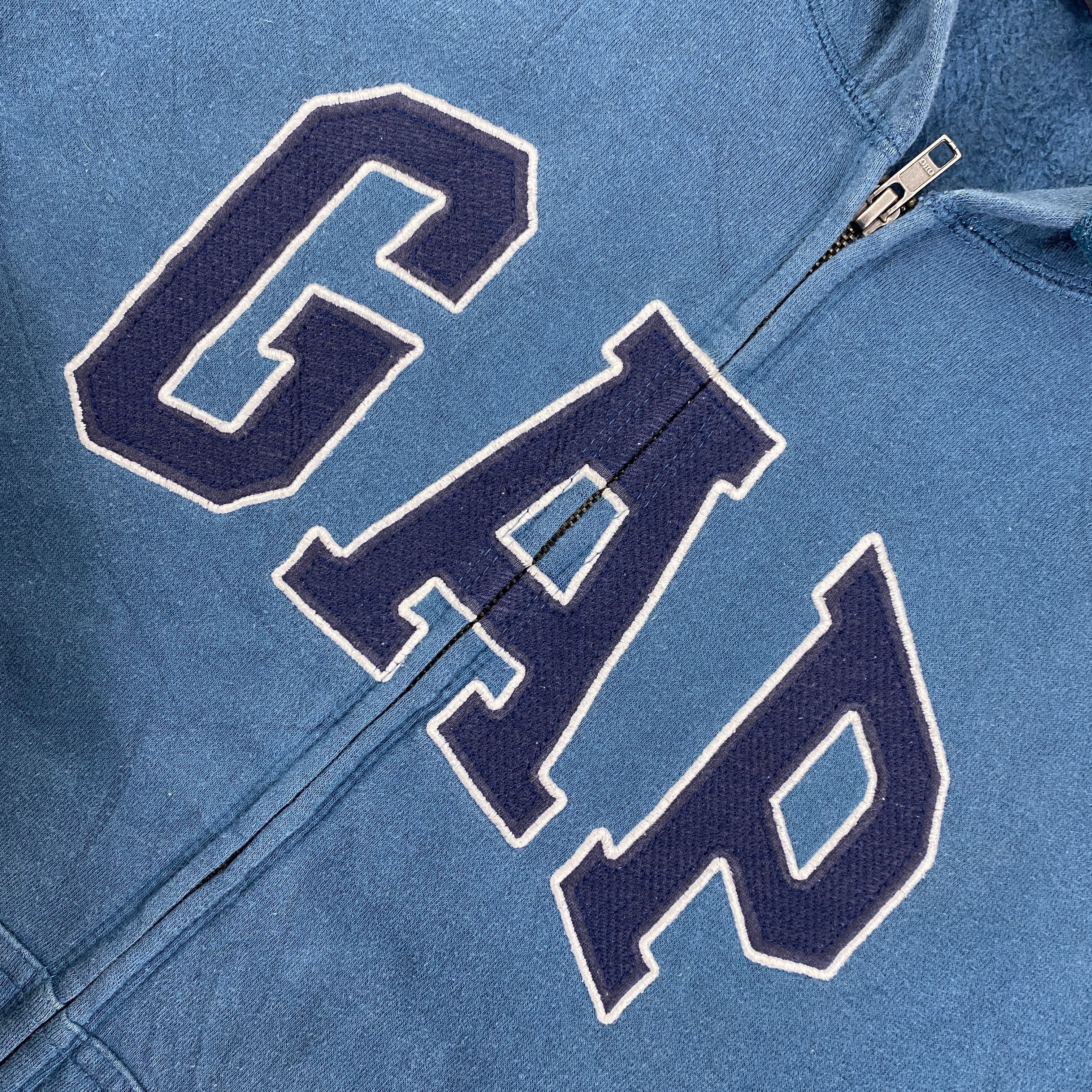 Gap Vintage GAP Big Logo Zipper Hoodie -SW092 Size US S / EU 44-46 / 1 - 6 Thumbnail