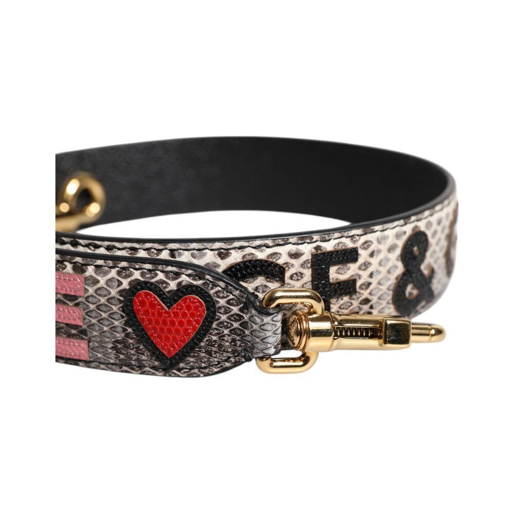 Dolce & Gabbana Dolce & Gabbana Multicolor DG AMORE Patch Bag Shoulder Strap Size ONE SIZE - 3 Thumbnail