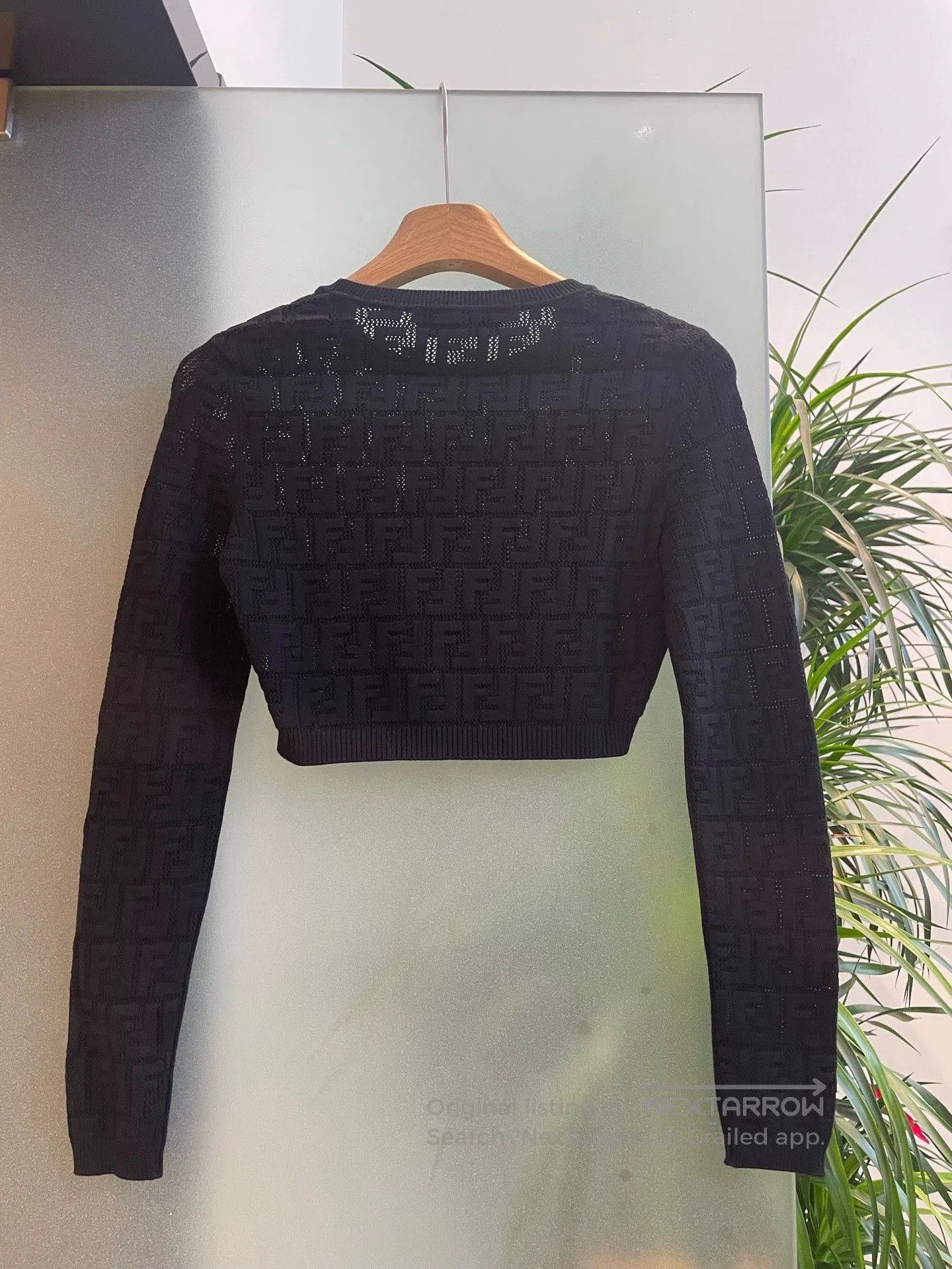 Fendi FENDI Logo Knit Short Crop Top. Size US S / EU 44-46 / 1 - 1 Thumbnail