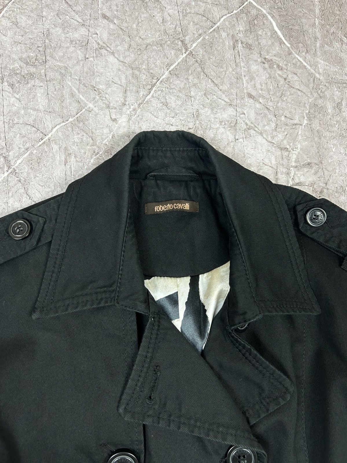 Roberto Cavalli Roberto Cavalli Vintage Trench Womens Size L Size L / US 10 / IT 46 - 6 Thumbnail