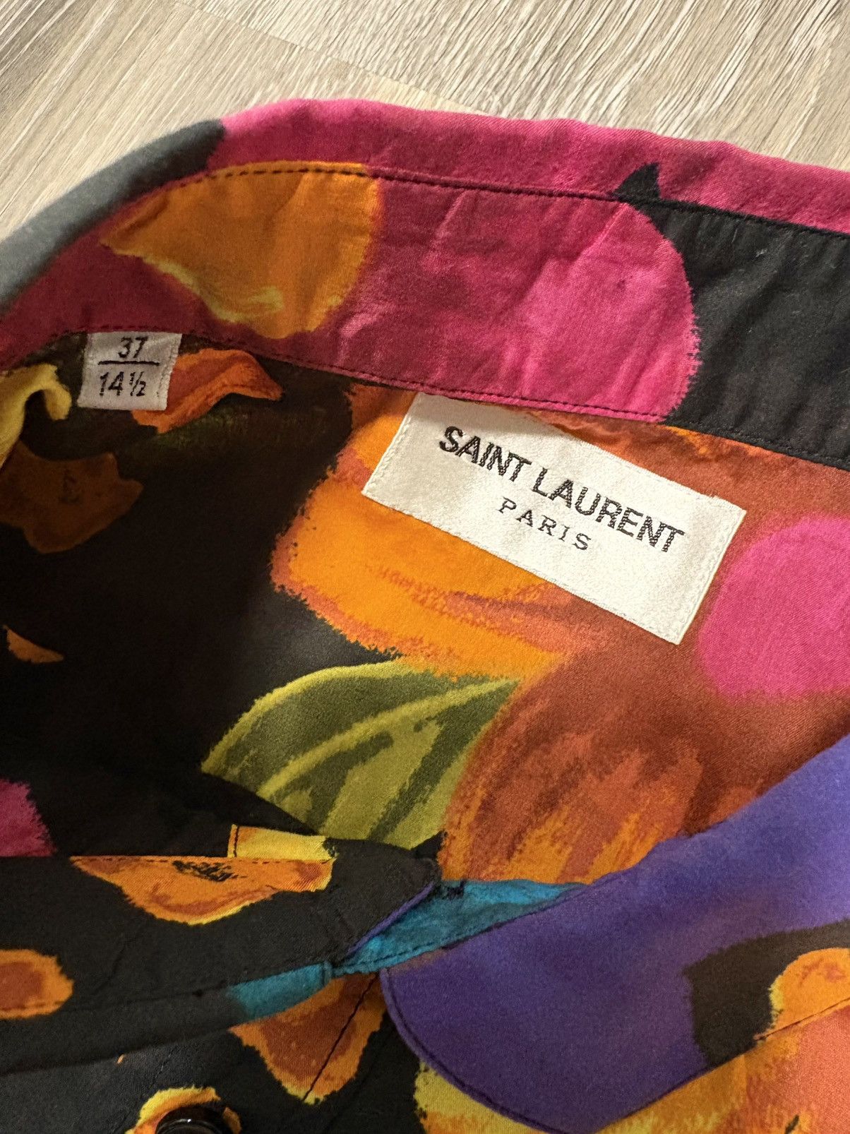 Saint Laurent Paris Saint Laurent Paris SS Cotton Button-up Size US S / EU 44-46 / 1 - 5 Thumbnail