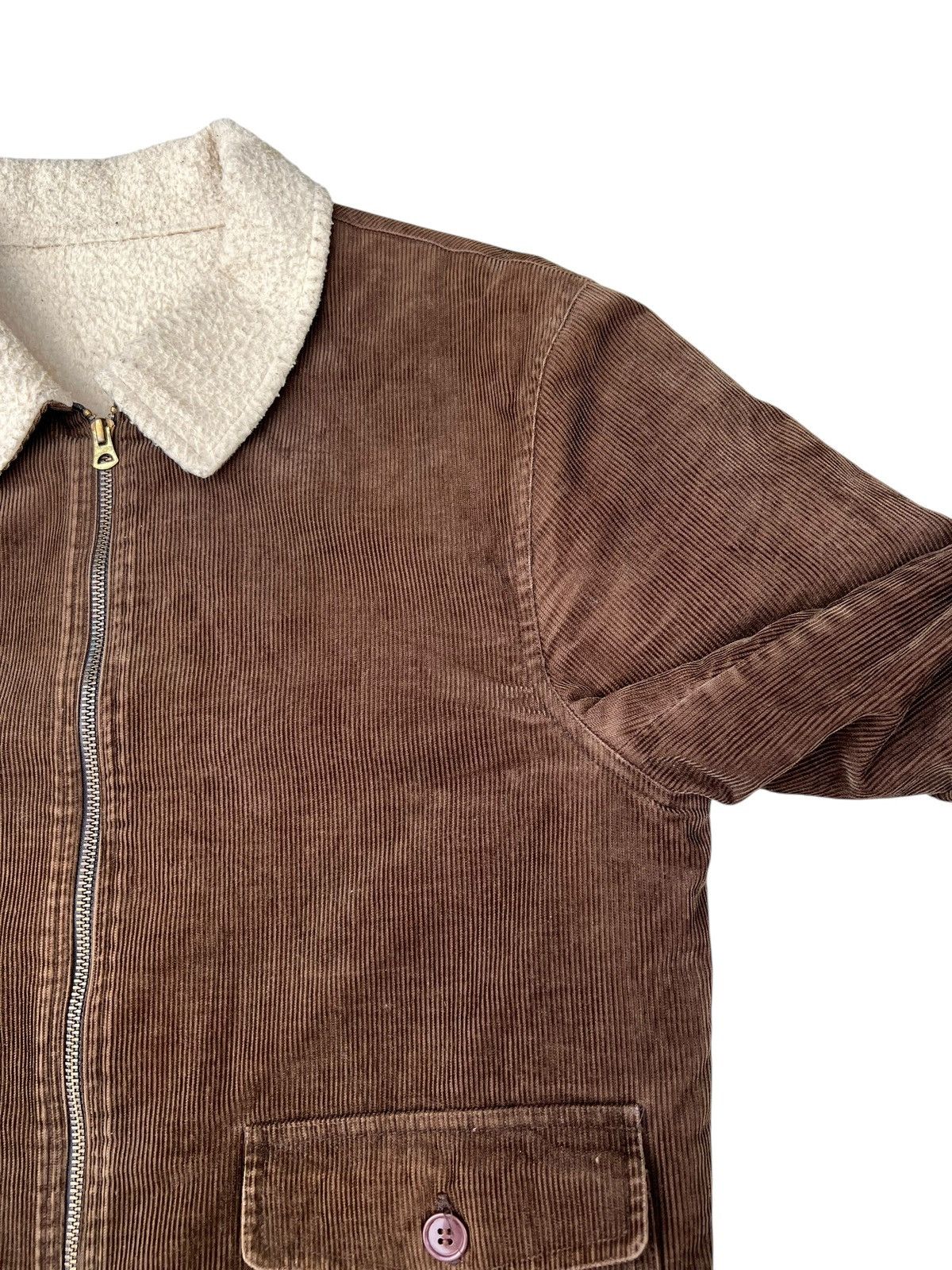 WESCO Wesco Japan Distressed Fade Sherpa Lined Corduroy Jacket Size US M / EU 48-50 / 2 - 9 Thumbnail
