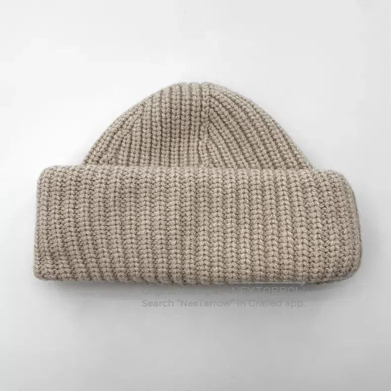 Loro Piana Loro Piana size M Khaki Cashmere Knit Beanie Size ONE SIZE - 1 Thumbnail