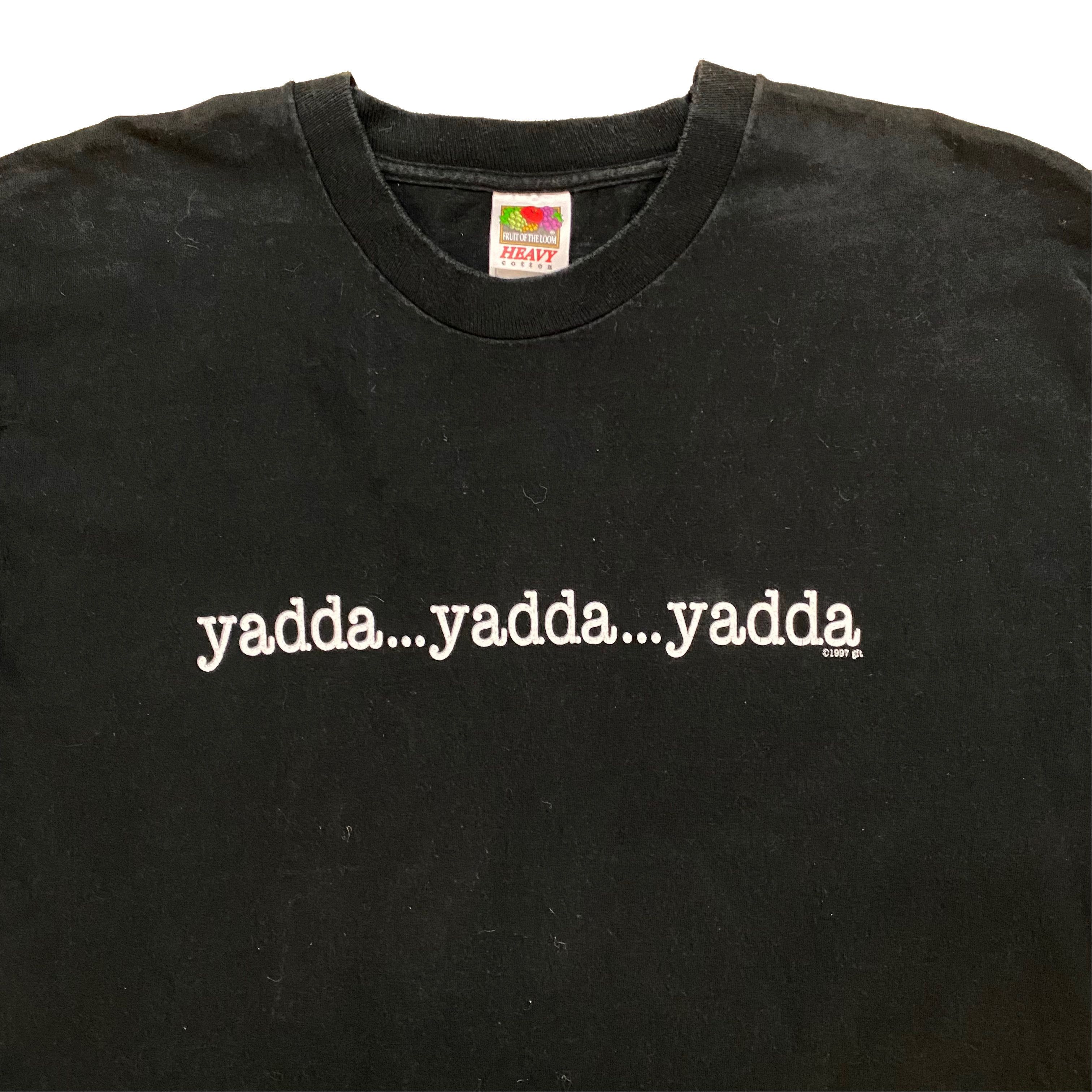 Vintage VTG 90s Yadda Yadda Yadda Seinfeld Funny T Shirt Size US XL / EU 56 / 4 - 2 Thumbnail