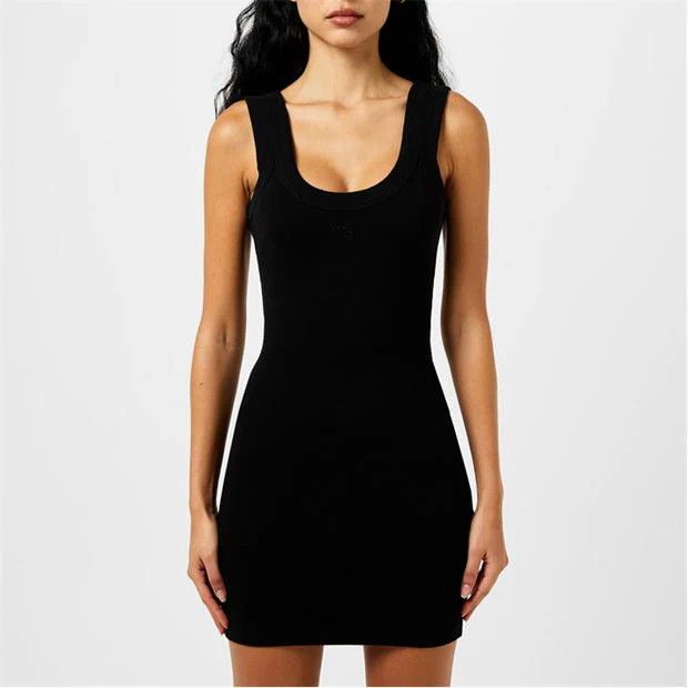 o1g2r1mq0824 Tank Mini Dress in Black