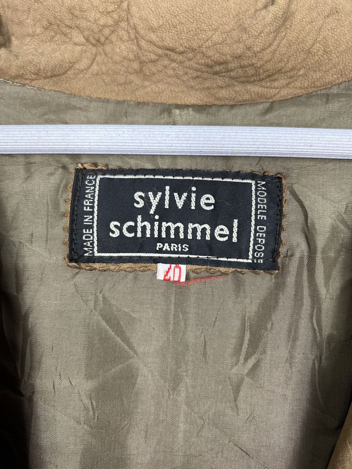 Vintage 🔥VINTAGE SYLVIE SCHIMMEL LEATHER COAT JACKET MADE IN FRANCE Size US L / EU 52-54 / 3 - 13 Thumbnail
