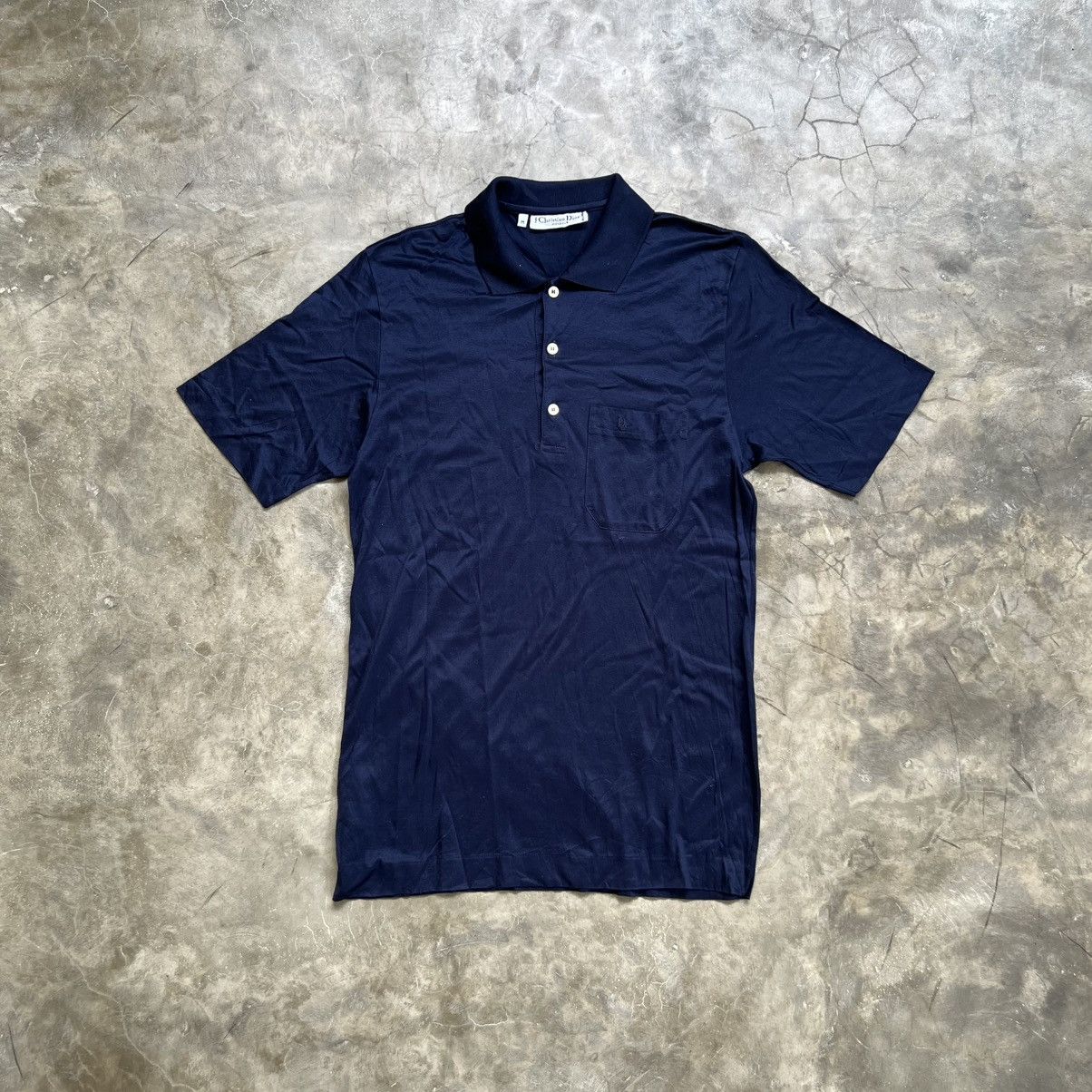 Christian Dior Monsieur Vintage Christian Dior Monsieur Single Stitch Polos Shirt Size US M / EU 48-50 / 2 - 1 Thumbnail