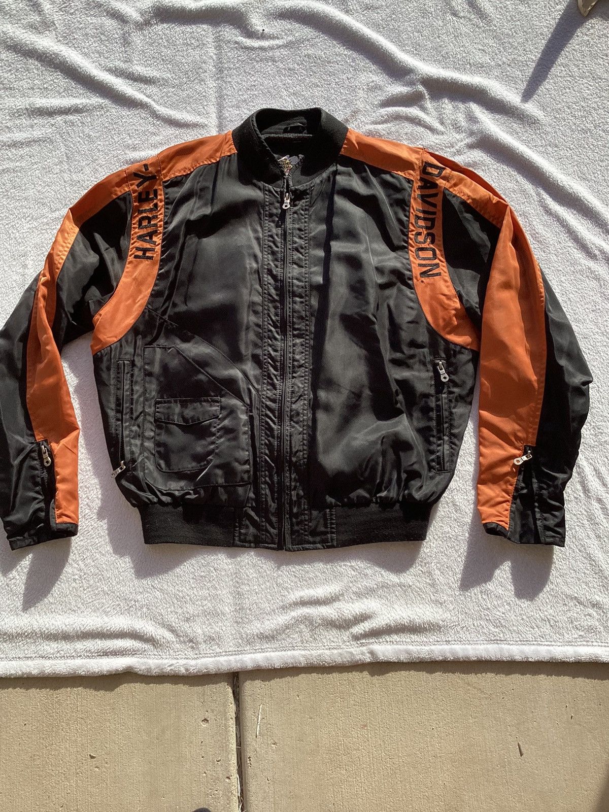 Harley Davidson × Vintage Vintage Harley Davidson biker/motorcycle jacket Size US L / EU 52-54 / 3 - 1 Thumbnail