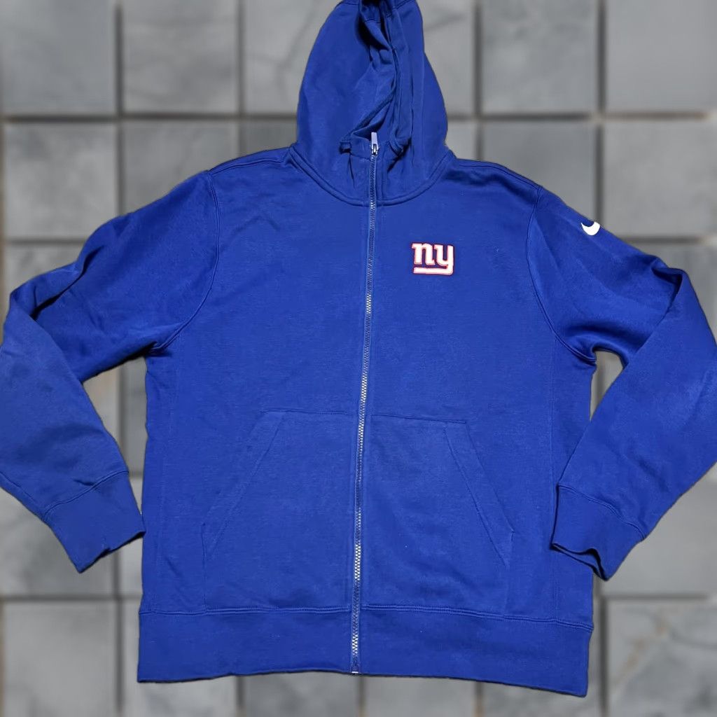 Nike Nike NFL New York Giants Hoodie Full Zip Mens Medium Blue Size US M / EU 48-50 / 2 - 1 Thumbnail