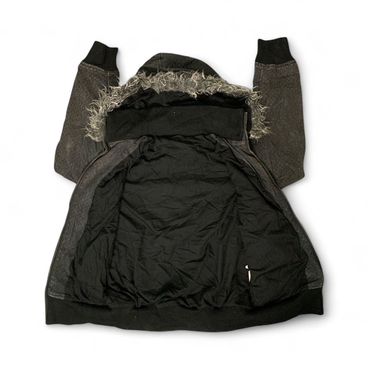 Japanese Brand Rare Design Unbrand Soft Denim Hoodie Jackets Size M / US 6-8 / IT 42-44 - 3 Thumbnail