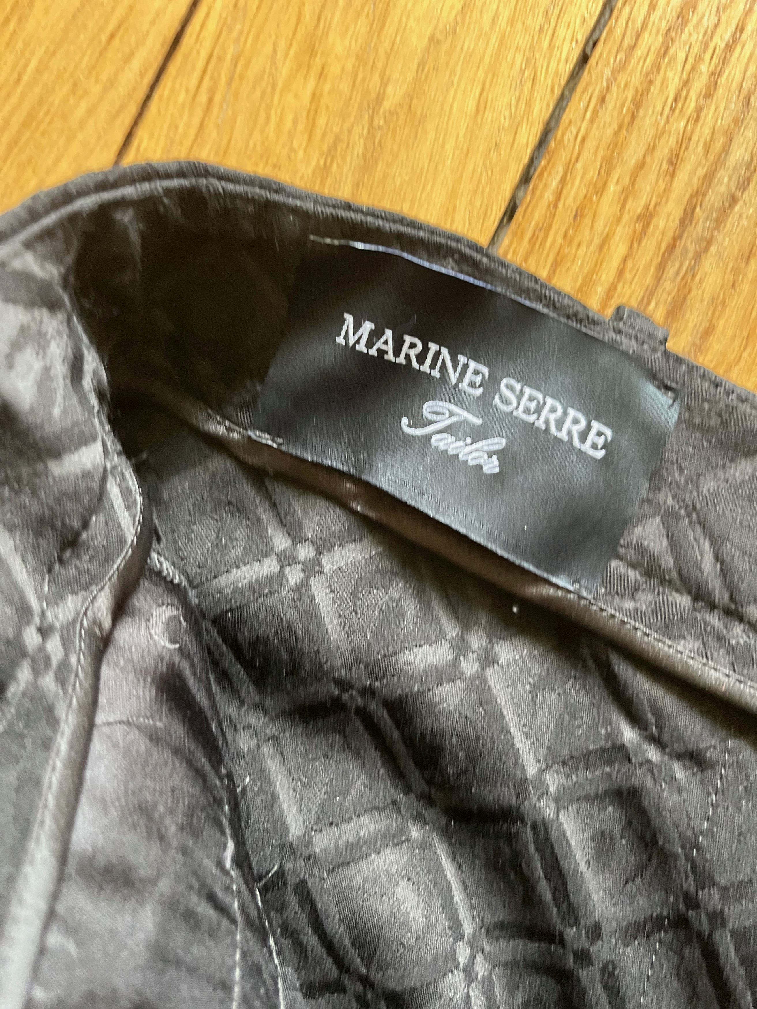 Marine Serre Marine Serre womens black tailor pants Size 26" / US 2 / IT 38 - 5 Thumbnail