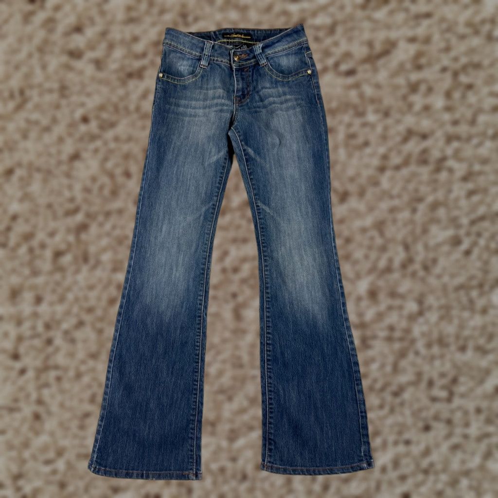Southpole VINTAGE Southpole Jeans Womens 3 Denim Blue Bootcut Jeans HipHop Culture Y2K Cotton Size 26" / US 2 / IT 38 - 1 Thumbnail