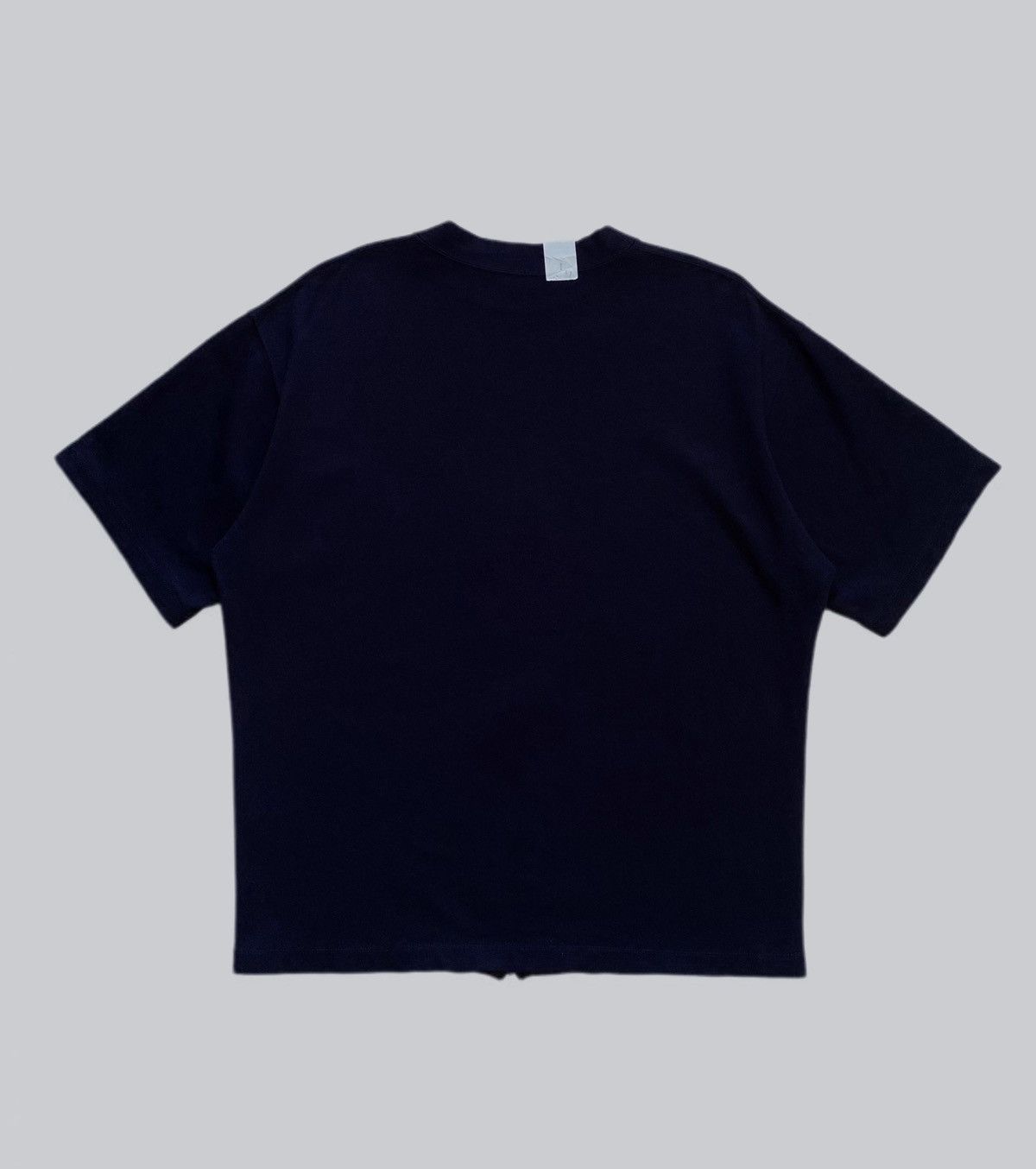 N.Hoolywood N.Hoolywood Front Zip Panel Boxy T-Shirt - Navy Size US S / EU 44-46 / 1 - 8 Thumbnail