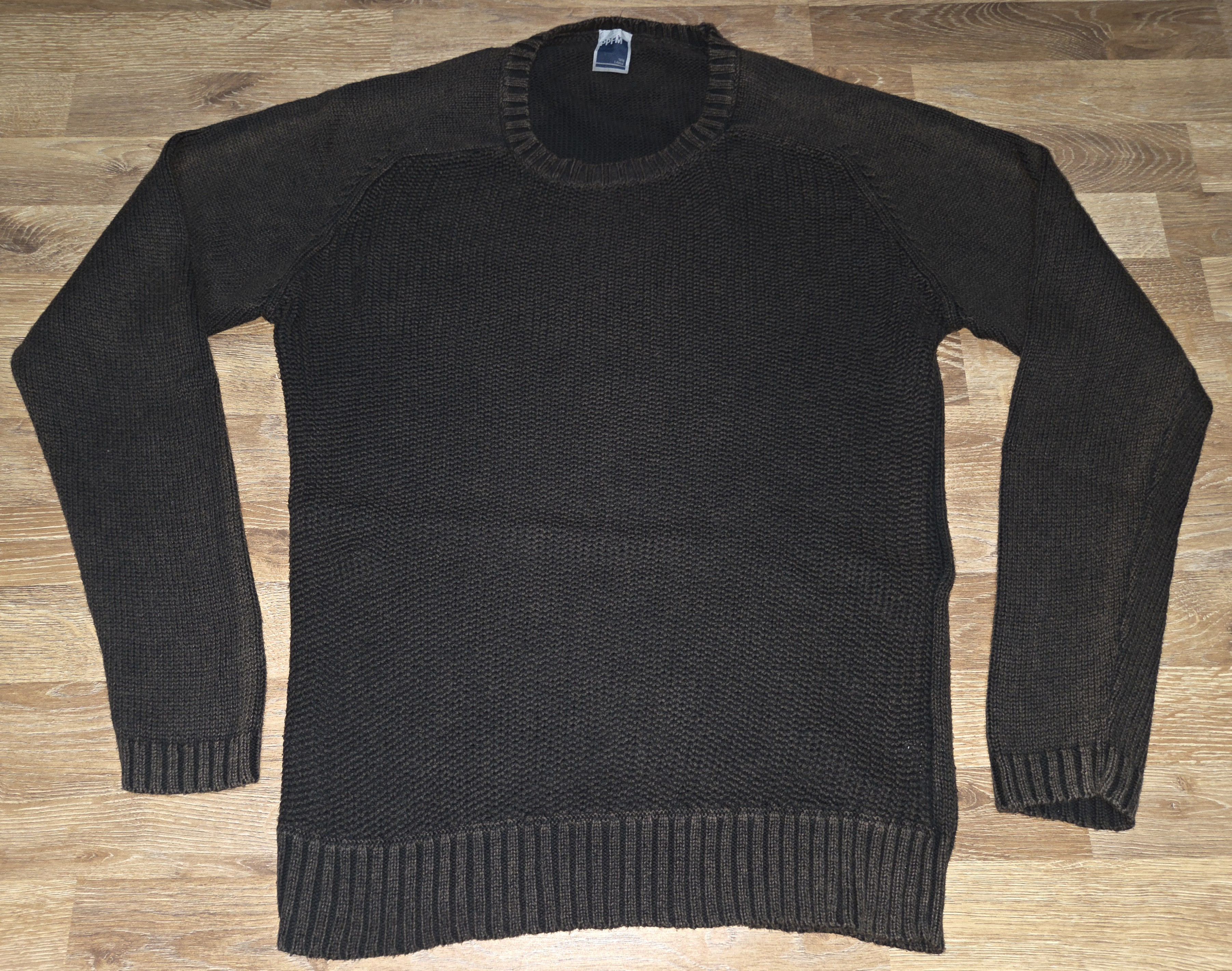 PPFM Vintage PPFM Brand Stonewash Knitwear Cotton Sweater Jumper Size US L / EU 52-54 / 3 - 1 Thumbnail