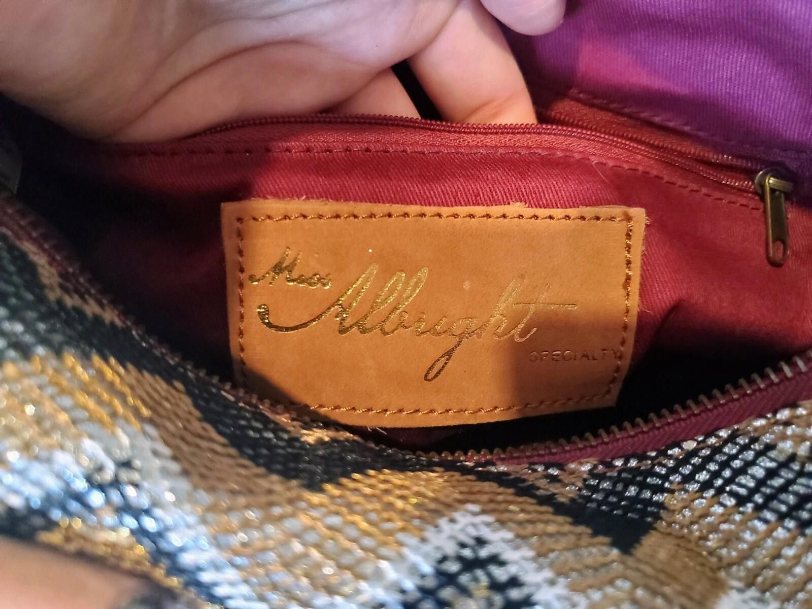 Other Anthropologie Miss Albright Ikat Simmer Chevron Purse Size ONE SIZE - 7 Thumbnail
