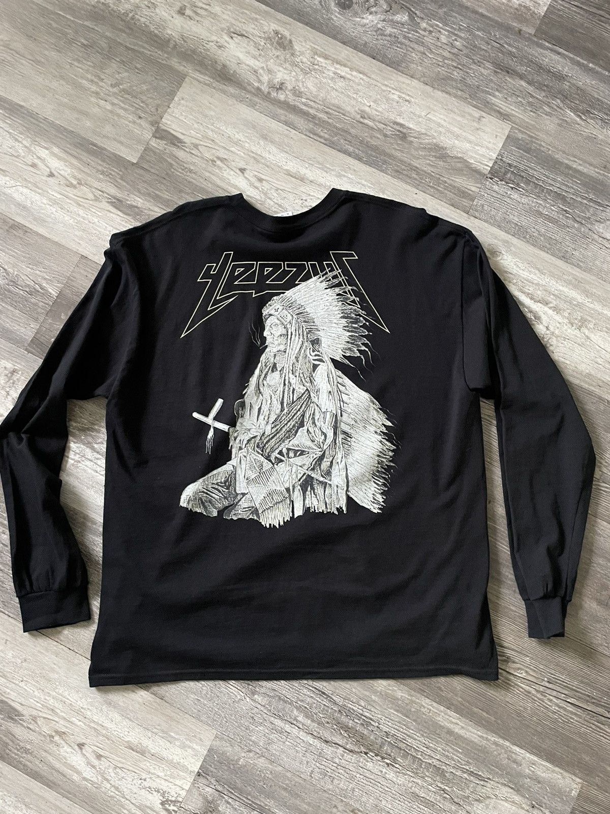 image of Kanye West Yeezus Tour Merch in Black, Men's (Size XL)