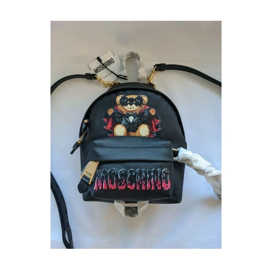 Moschino SS20 Moschino Couture Jeremy Scott Bat Teddy Bear Backpack Size ONE SIZE - 2 Thumbnail