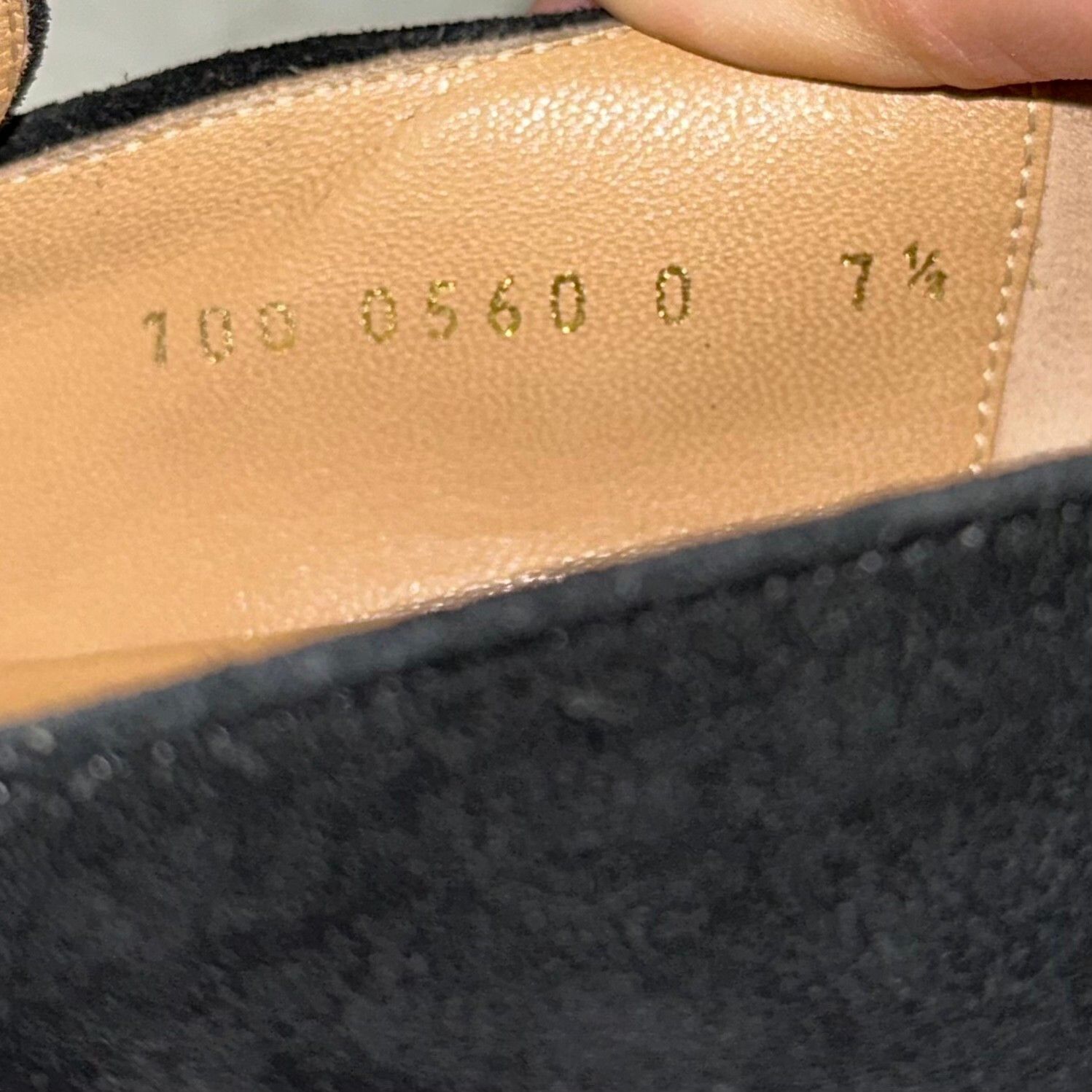 Gucci Horsebit Web Vintage Loafers Black Suede Size US 7.5 / IT 37.5 - 10 Thumbnail