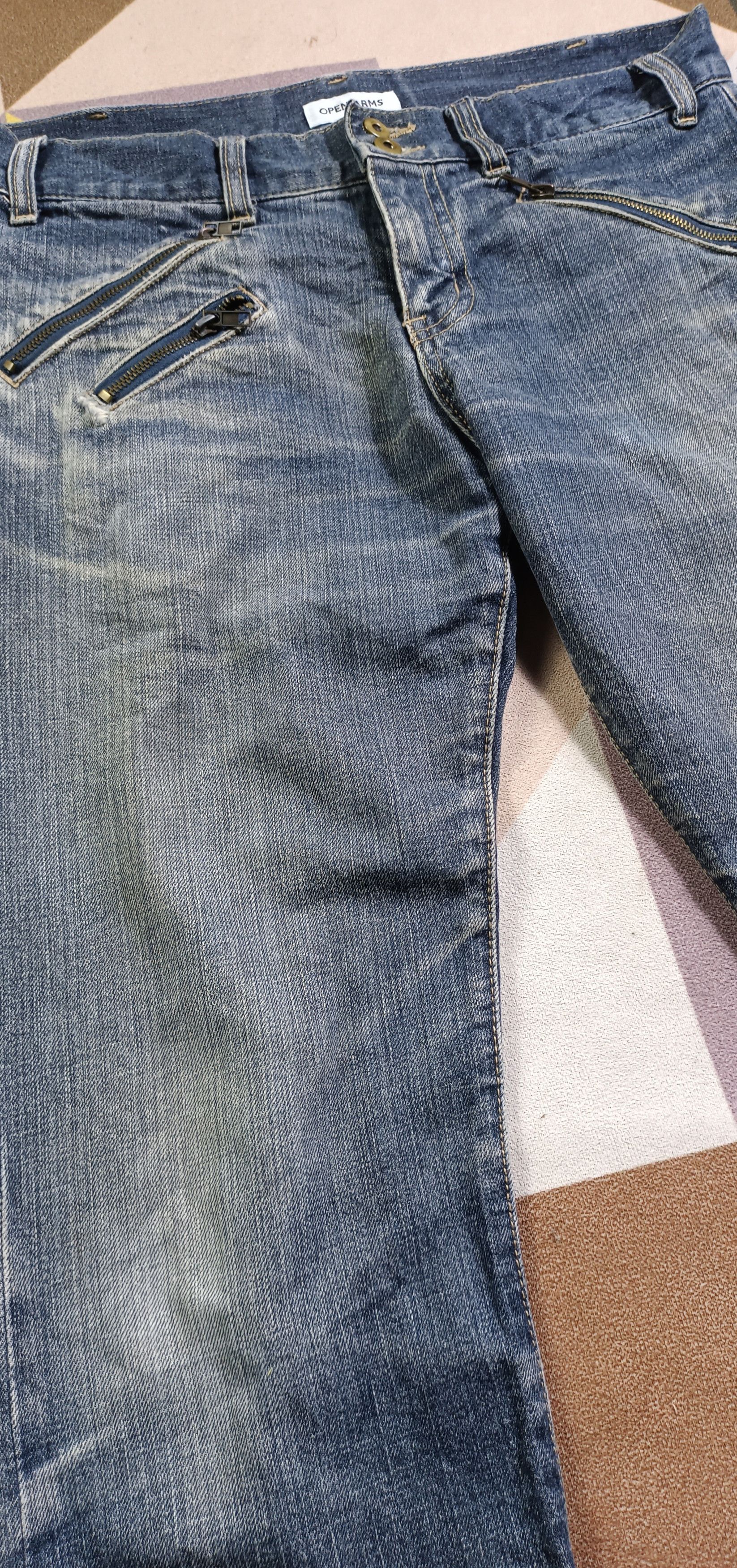Japanese Brand × Le Grande Bleu (L.G.B.) × Tornado Mart Open arms Japan Straight Leg Multi Zipper Size US 32 / EU 48 - 3 Thumbnail