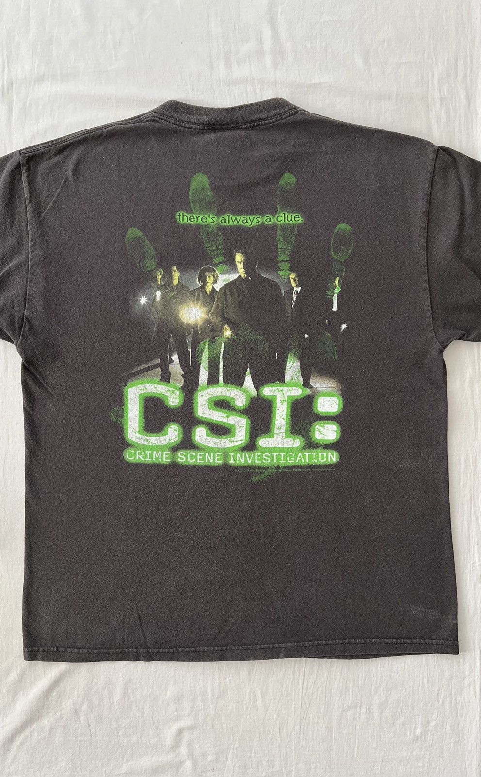 Vintage Vintage 2001 CSI Crime Scene Investigation TV Show Movie Tee Size US L / EU 52-54 / 3 - 14 Thumbnail