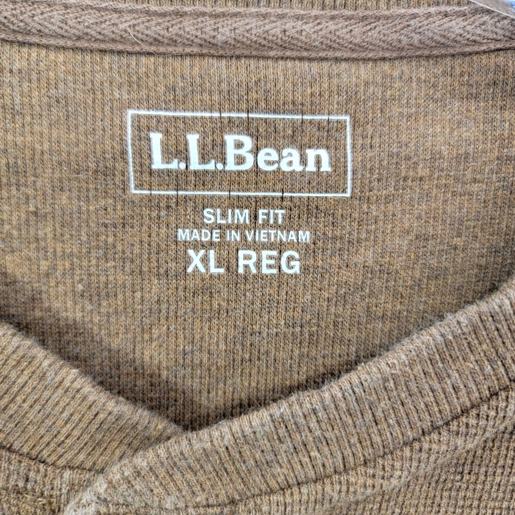 Vintage L.L. Bean Long Sleeve Thermal Shirt Mens XL Brown Buttons waffle Size US XL / EU 56 / 4 - 2 Thumbnail