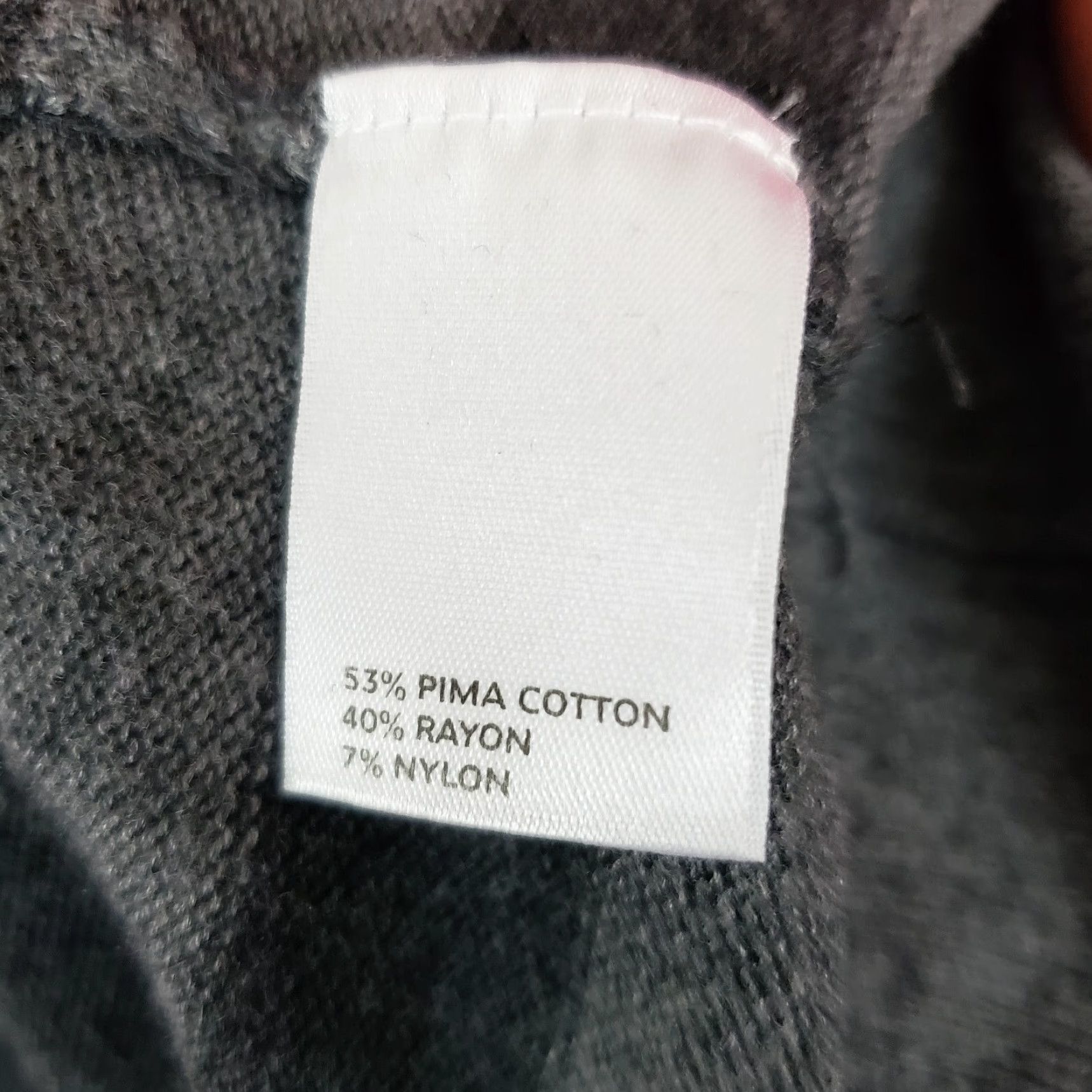 Vintage Caslon Womens Double V-Neck Sweater Sz Medium Gray Red Stripe Cotton Blend Size M / US 6-8 / IT 42-44 - 5 Thumbnail