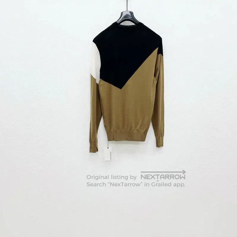 Neil Barrett NeIL BarreTT Color Block Wool Sweater . Size US L / EU 52-54 / 3 - 2 Thumbnail