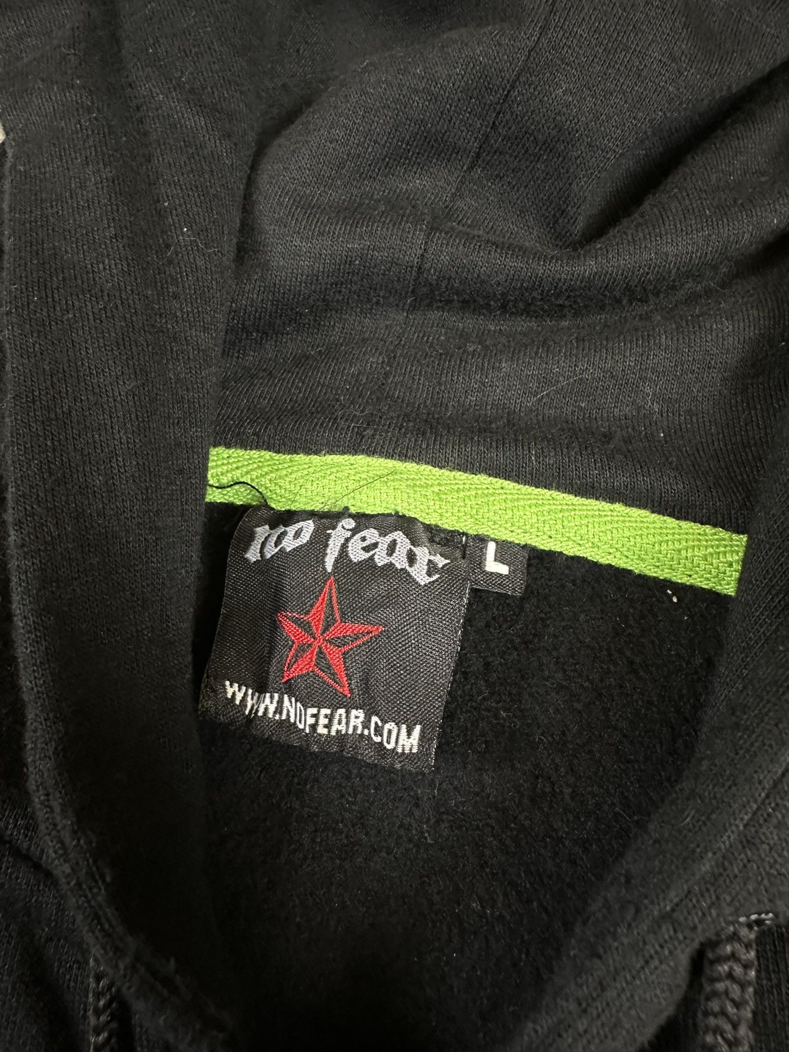 No Fear Vintage Crazy Y2k No Fear Affliction Style Zip Hoodie 00s Size US L / EU 52-54 / 3 - 14 Thumbnail