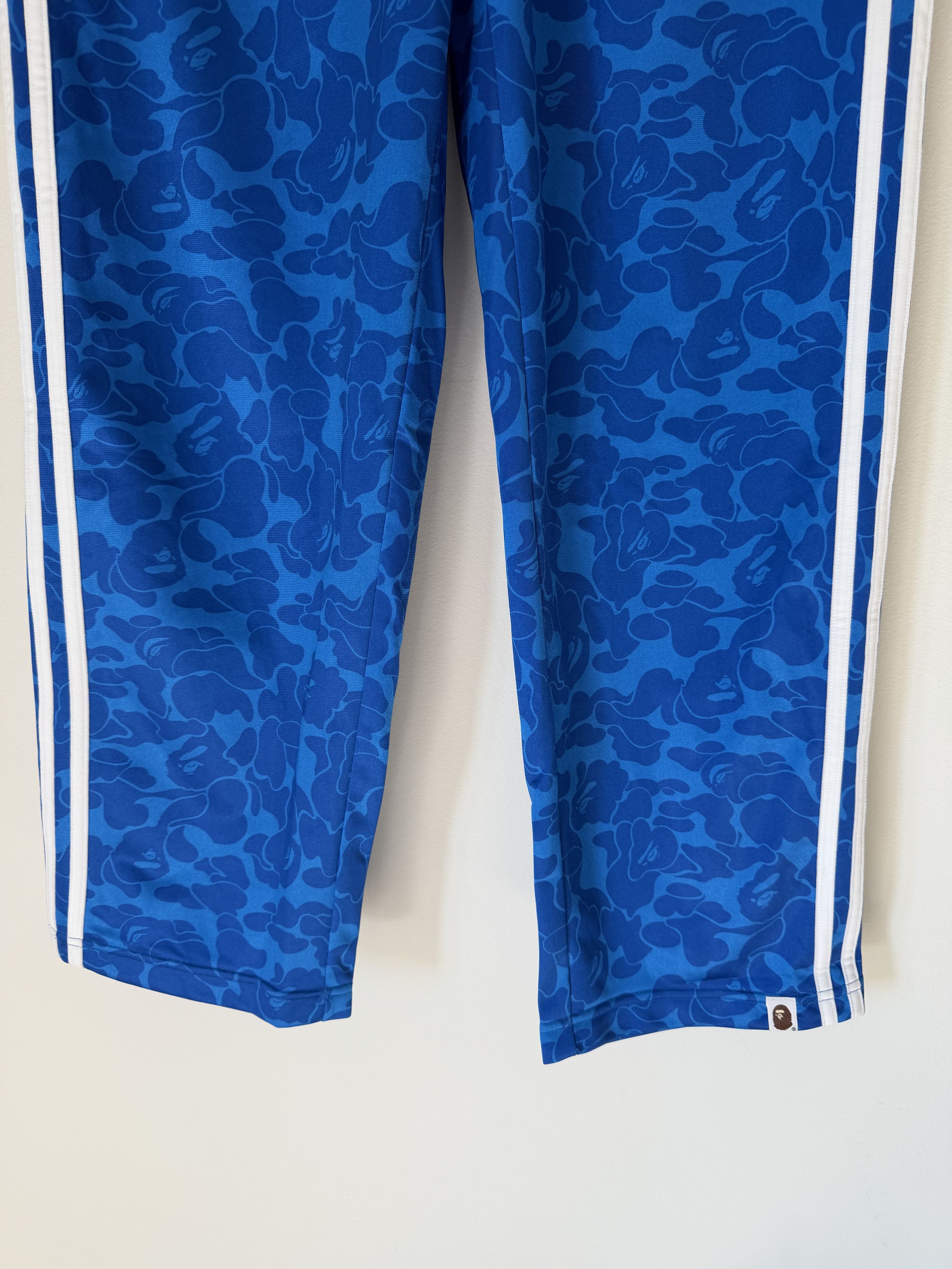 Adidas × Bape Bape Adidas All Over Print Track Pants in Blue Size US 32 / EU 48 - 3 Thumbnail