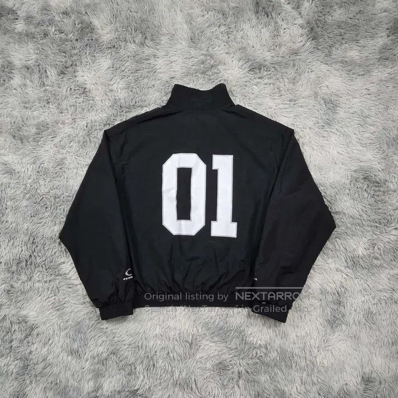 Balenciaga Balenciaga Letter Print Zip-Up Long Sleeve Jacket Size US M / EU 48-50 / 2 - 2 Thumbnail