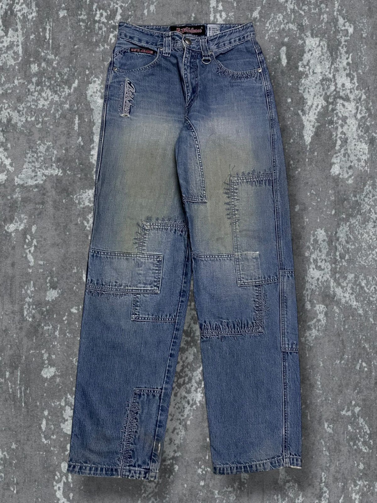 Japanese Brand Vintage Japan Designer 90S Streetwear B.SB Baggy Distressed Size US 28 / EU 44 - 1 Thumbnail