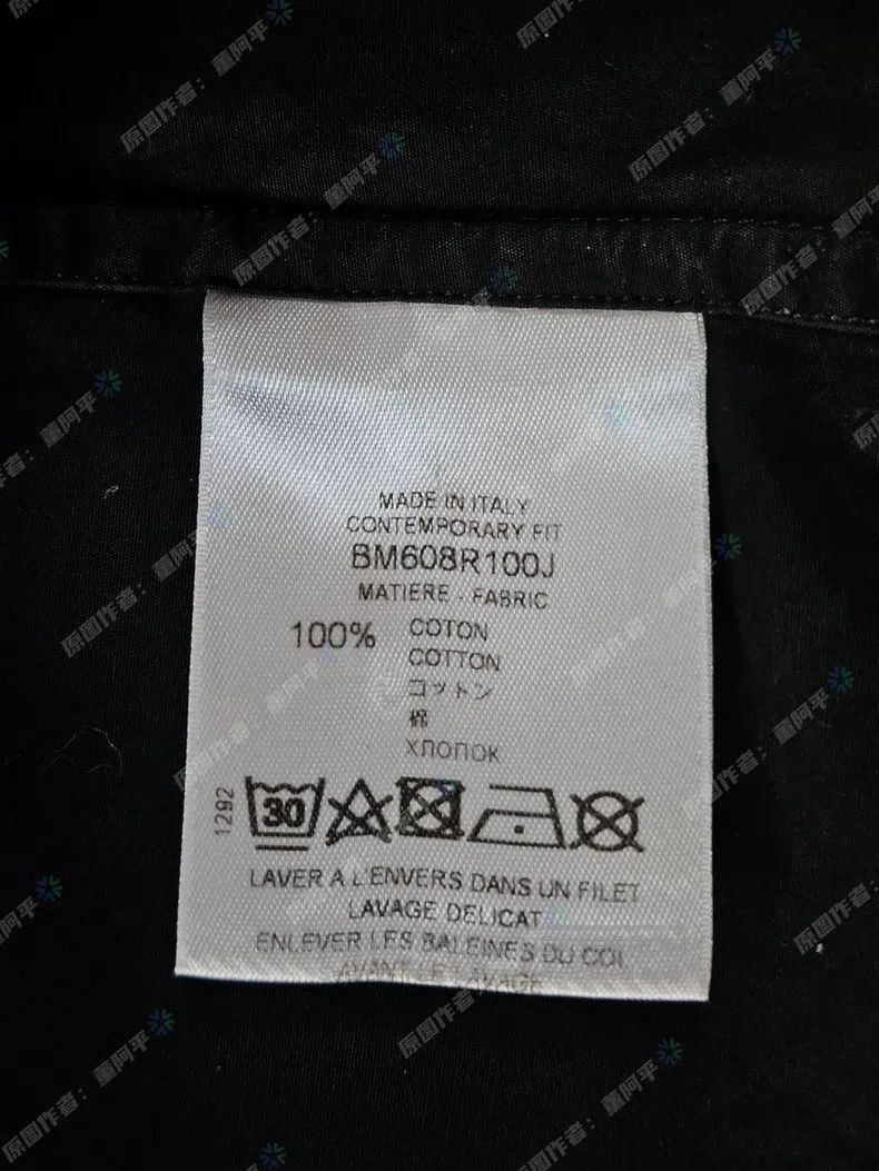Givenchy Givenchy size 43 Black embroidered letter long-sleeve shirt Size US M / EU 48-50 / 2 - 6 Thumbnail